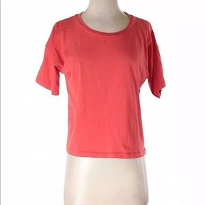 MADEWELL Blood Orange Crop Tee